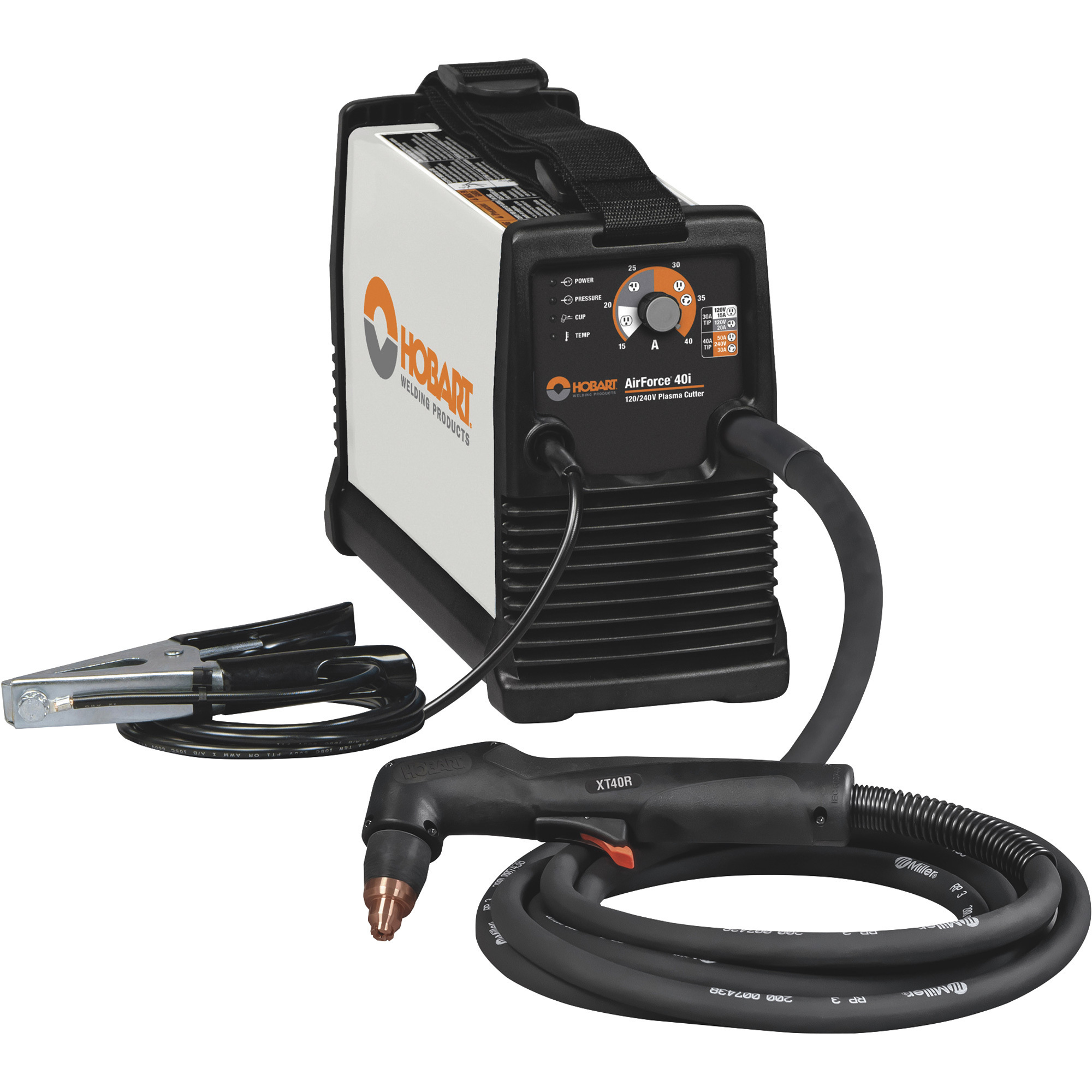 Hobart AirForce 40i Plasma Cutter with Multi-Voltage Plug, Inverter, 120/240V, 15/20/40 Amp Output, Model #500576
